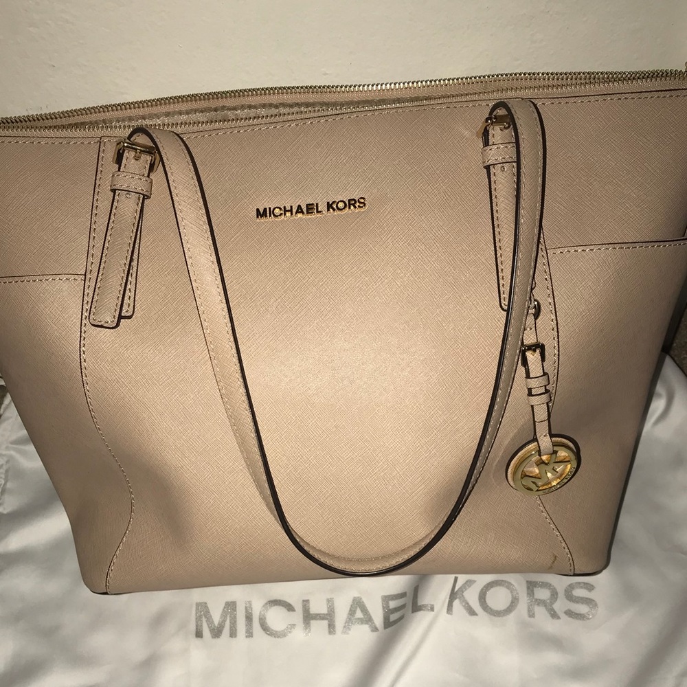 Michael Kors Jet set tote large leather tote - Picture 3 of 8